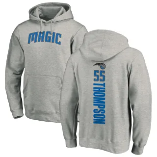 Men's Orlando Magic Ethan Thompson Branded Ash Backer Pullover Hoodie